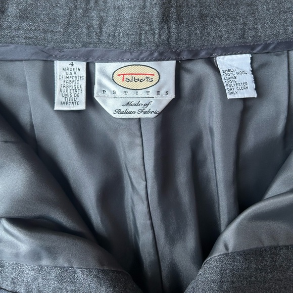 Women’s Talbots Grey Utility Work/Dress Pants - Picture 5 of 5
